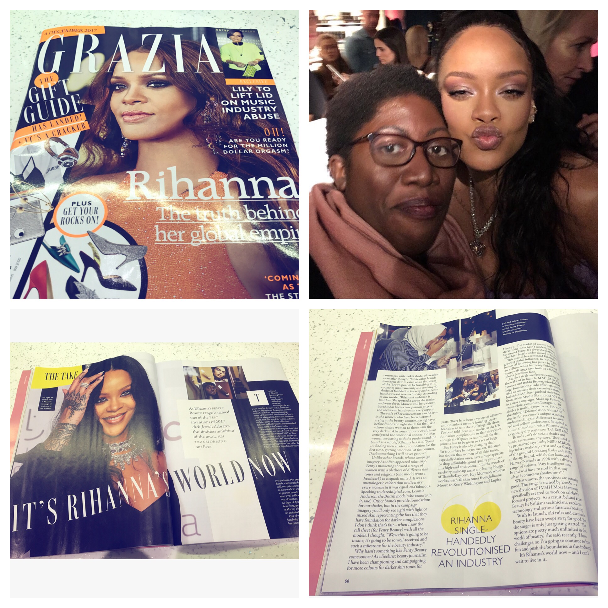 MY GRAZIA COVER STORY ON THE RISE OF FENTY BEAUTY